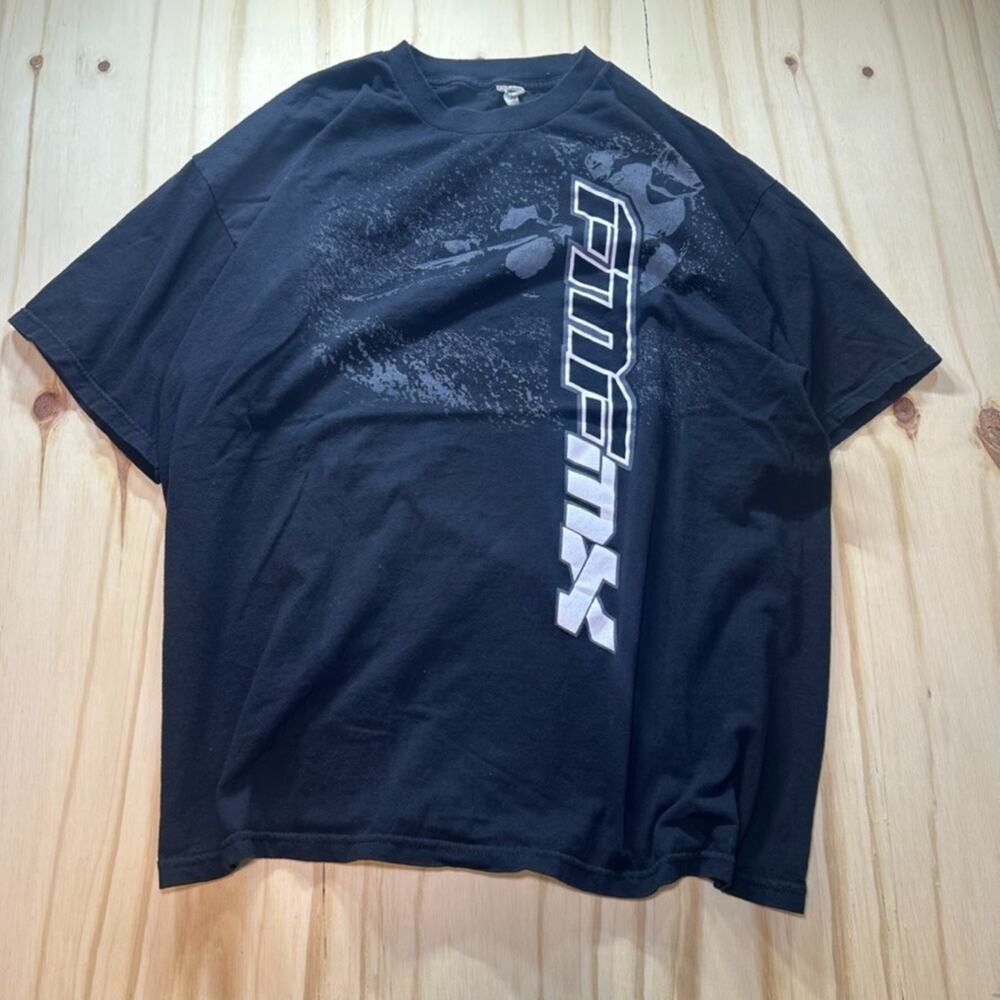 Vintage Y2K FMF MX Motocross Mens XXL Black T-Shirt Dirtbike Racing Streetwear
